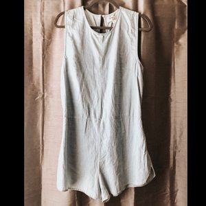 Chambray romper